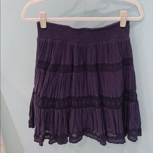 Navy Anthropologie Skirt